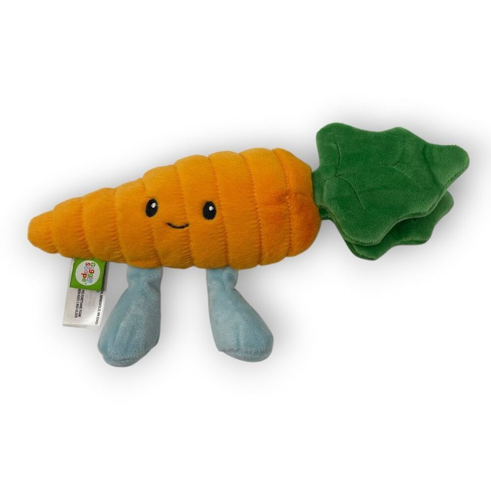 Gigglescape Carrot Plush Stuffed Animal Target 2025 Orange Green Ribbed